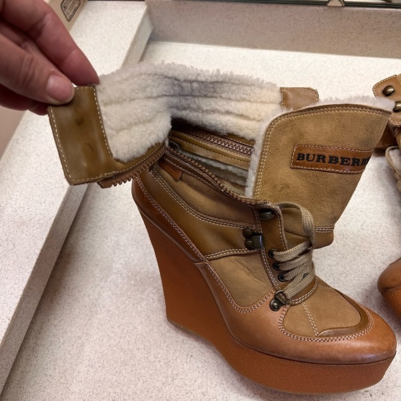 Burberry Wedge Boot - Picture 3 of 14